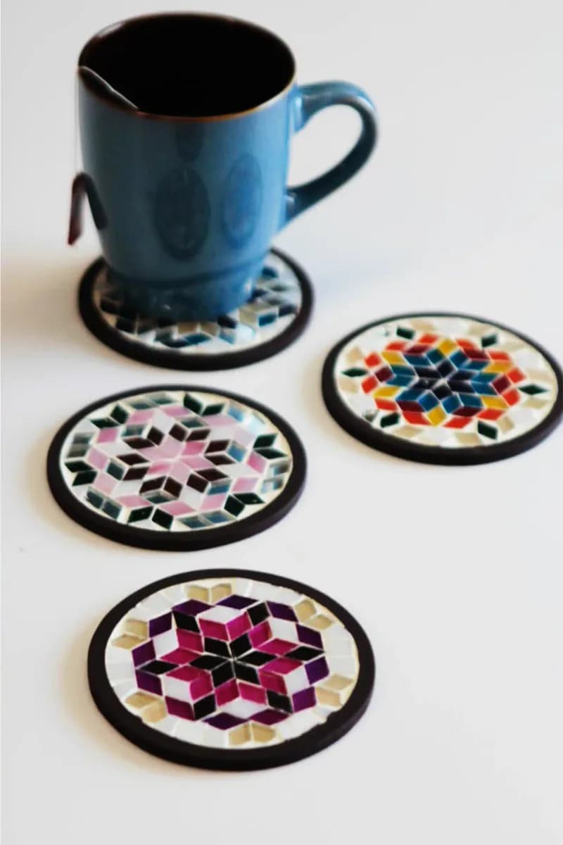 Taller portavasos: x4 unidades